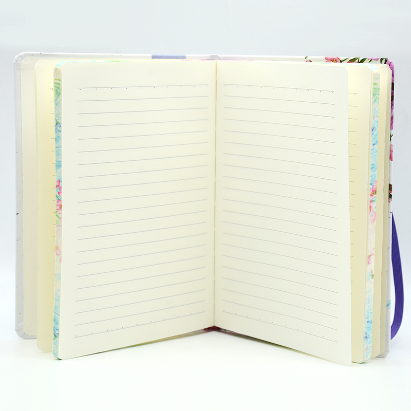 HARD COVER NOTEBOOK W/ELASTIC CLOSURE A5 AA0614-7