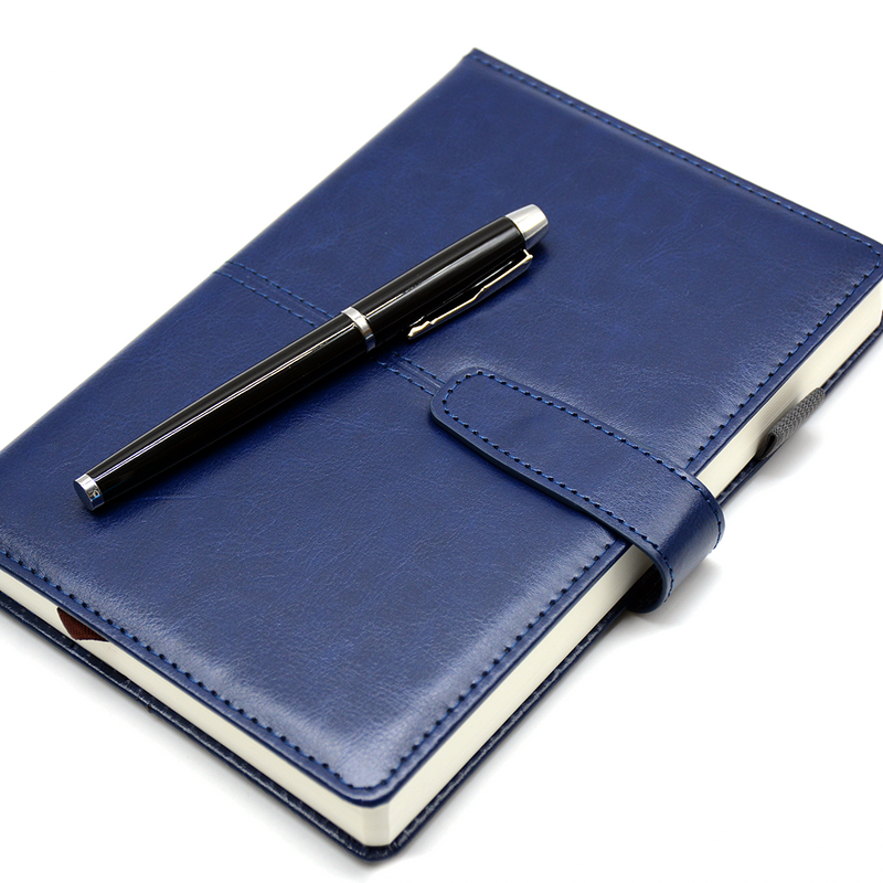 LEATHER NOTEBOOK W/PEN BOX SET