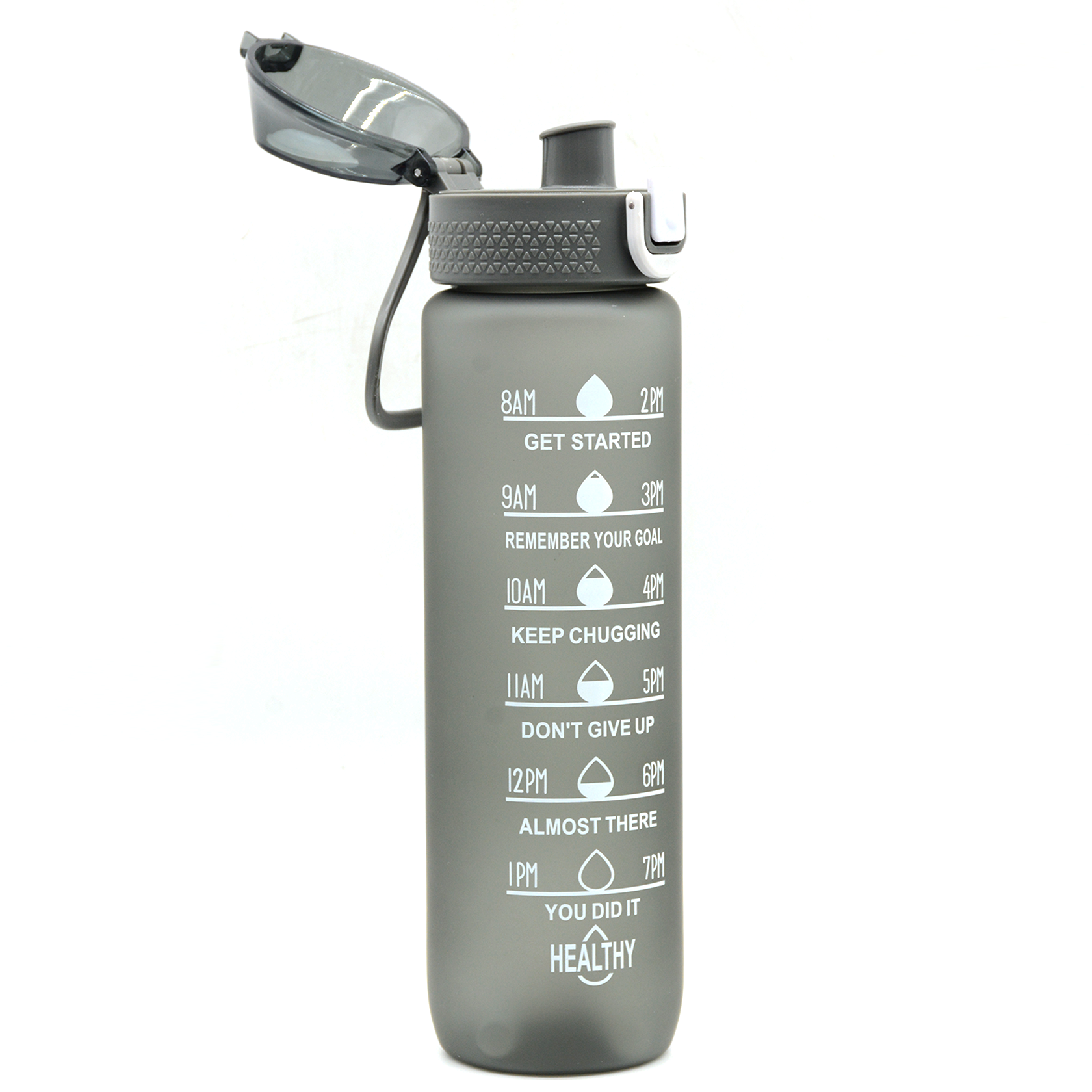 HEALTHY SPORTS CUP PLASTIC WATER BOTTLE 1000ML WF18-ASSTD