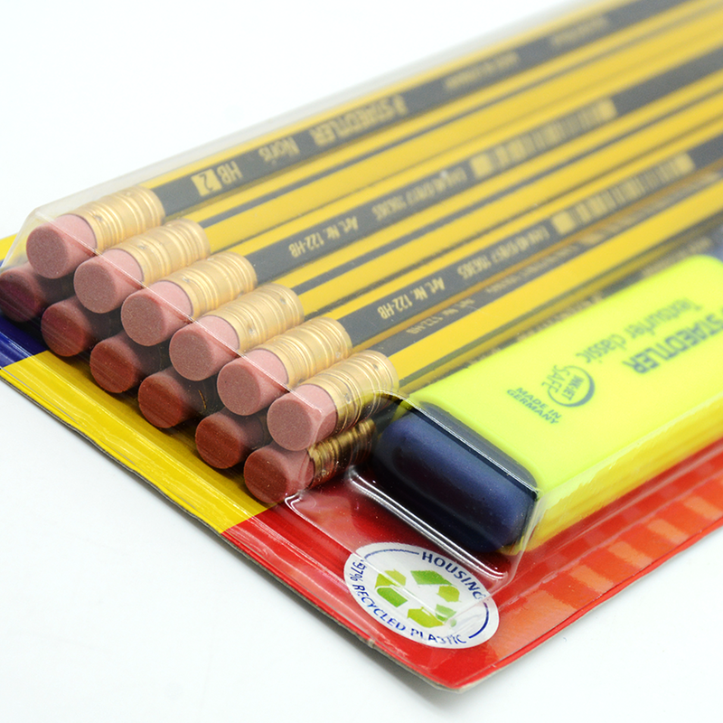 NORIS UPCYCLE 12 PENCILS +HIGHLIGHTER SET