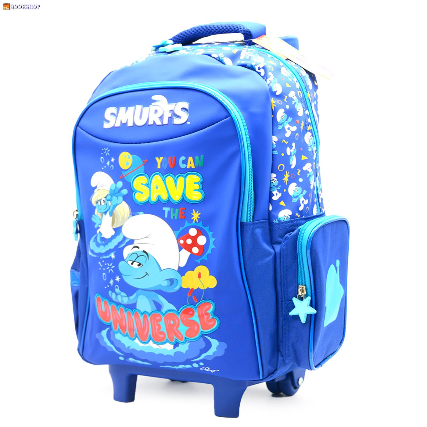 SMURF TROLLEY BAG 16" W/2COMP