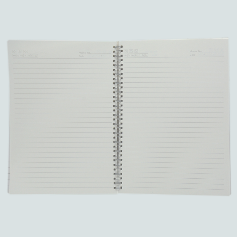 WENZHANG KRAFT COVER SPIRAL 1LINE NOTEBOOK 80GSM 76SHT A4