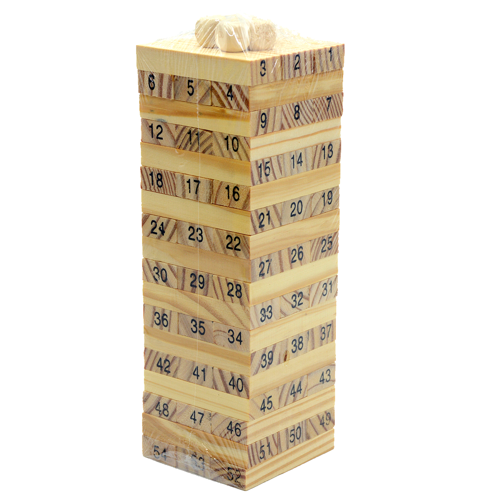 WOODEN TOYS BULIDING BLOCKS 54PCS-NORMAL