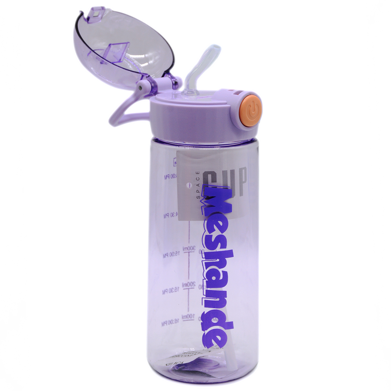 MESHANDE SPORTS TRANSPARENT WATER BOTTLE 650ML 5848-ASSTD