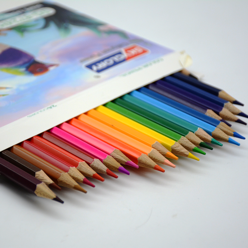 SKYGLORY COLOR PENCIL 24PCS/PKT SG-8724H