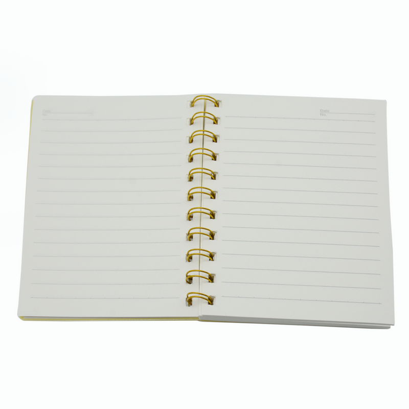 WENZHANG LIFE PP COVER SPIRAL WRITNG PAD 80SHT A6