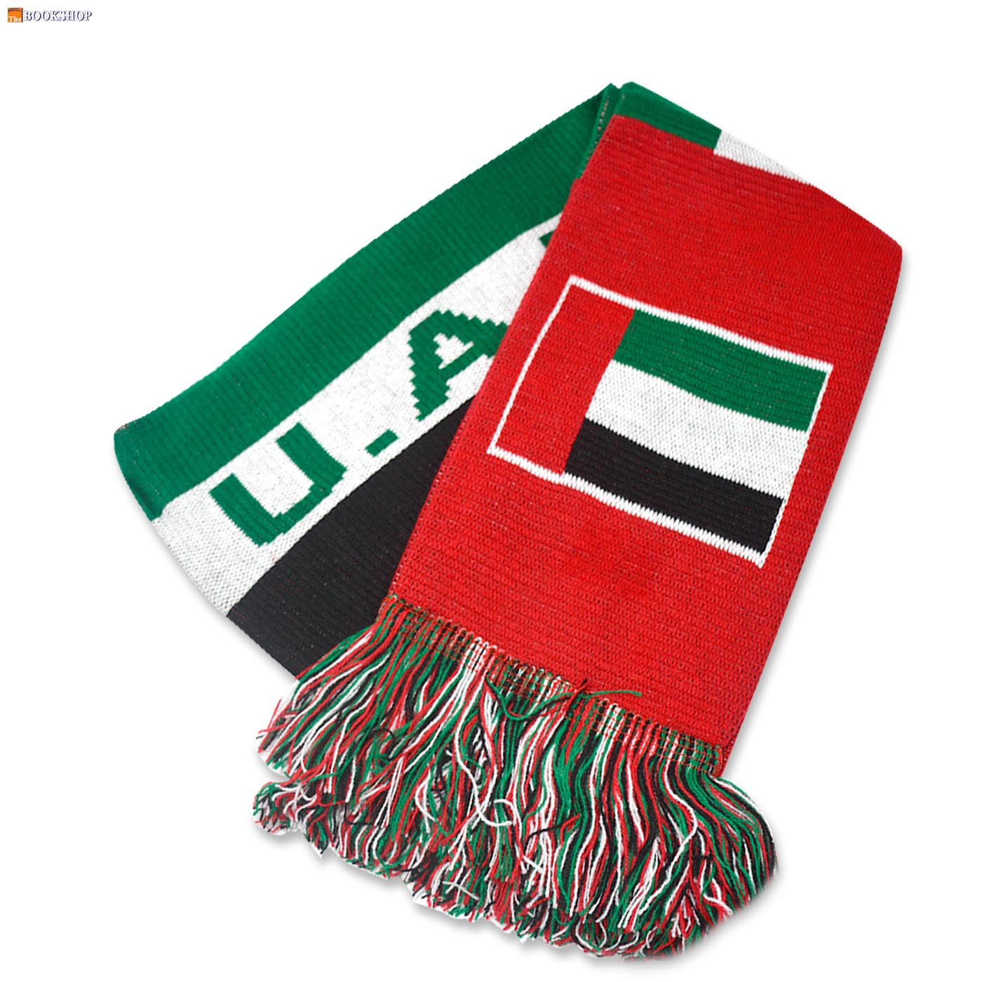 UAE FLAG COTTON SCARF W/2SHEIK