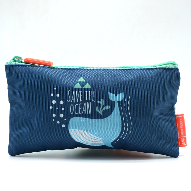 MIQUELRIUS MR SAVE THE OCEAN FLAT RECTANGLE PENICL CASE