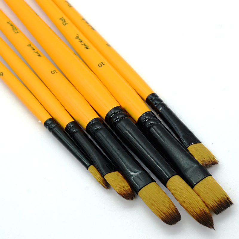 MONT MARTE SIGNATURE ACRYLIC BRUSHES 6PCS/PKT BMHS0017