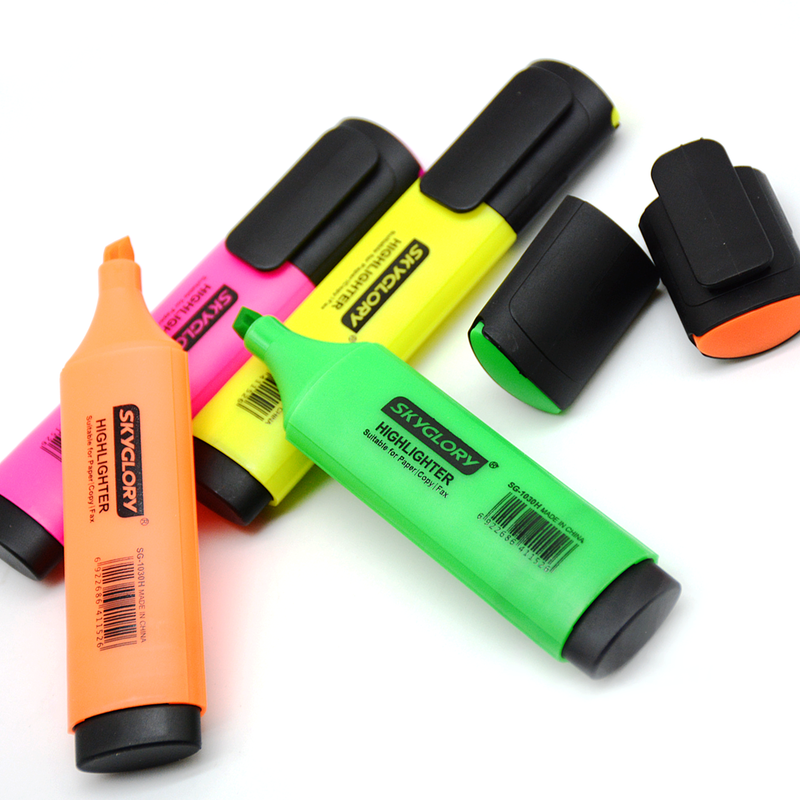 SKYGLORY FLUORESCENT HIGHLIGHTER 4PCS PACK