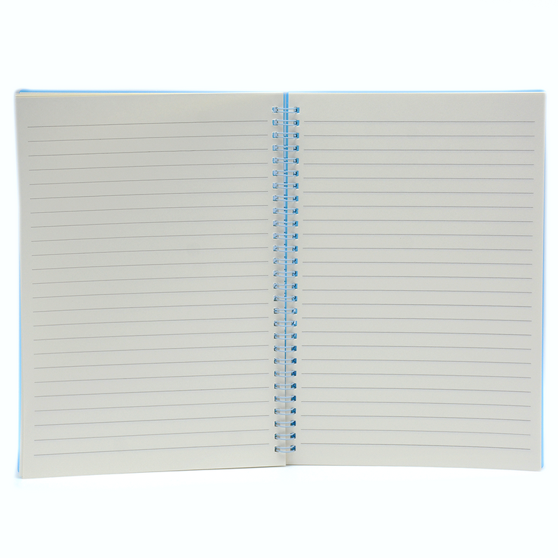 PP COVER SPIRAL 1LINE NOTEBOOK 80 PAGE B5 ASSTD 18100-71