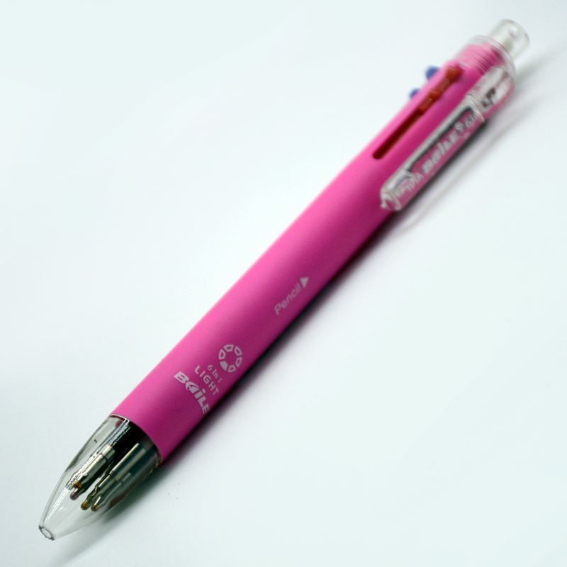 BAILE 6in1 MULTI COLOUR BALL PEN BL-191A