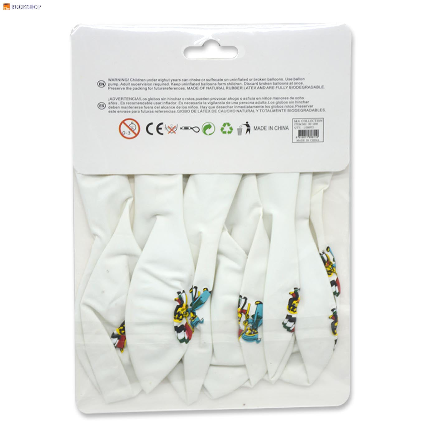 I&A COLLECTION UAE COLOR BALLOONS PRINTED 8PCS SET ND-1898