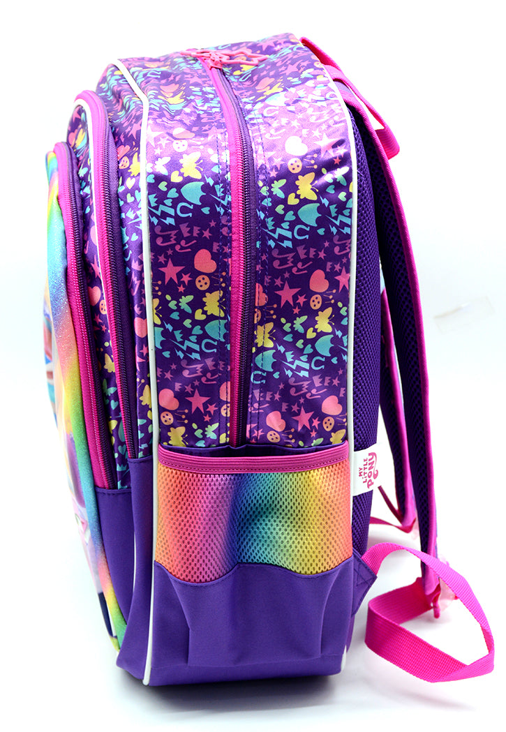 شنطة ظهر مدرسية MY LITTLE PONY BACKPACK W/3 COMPARTMENT&2SIDE POCKETS 16"