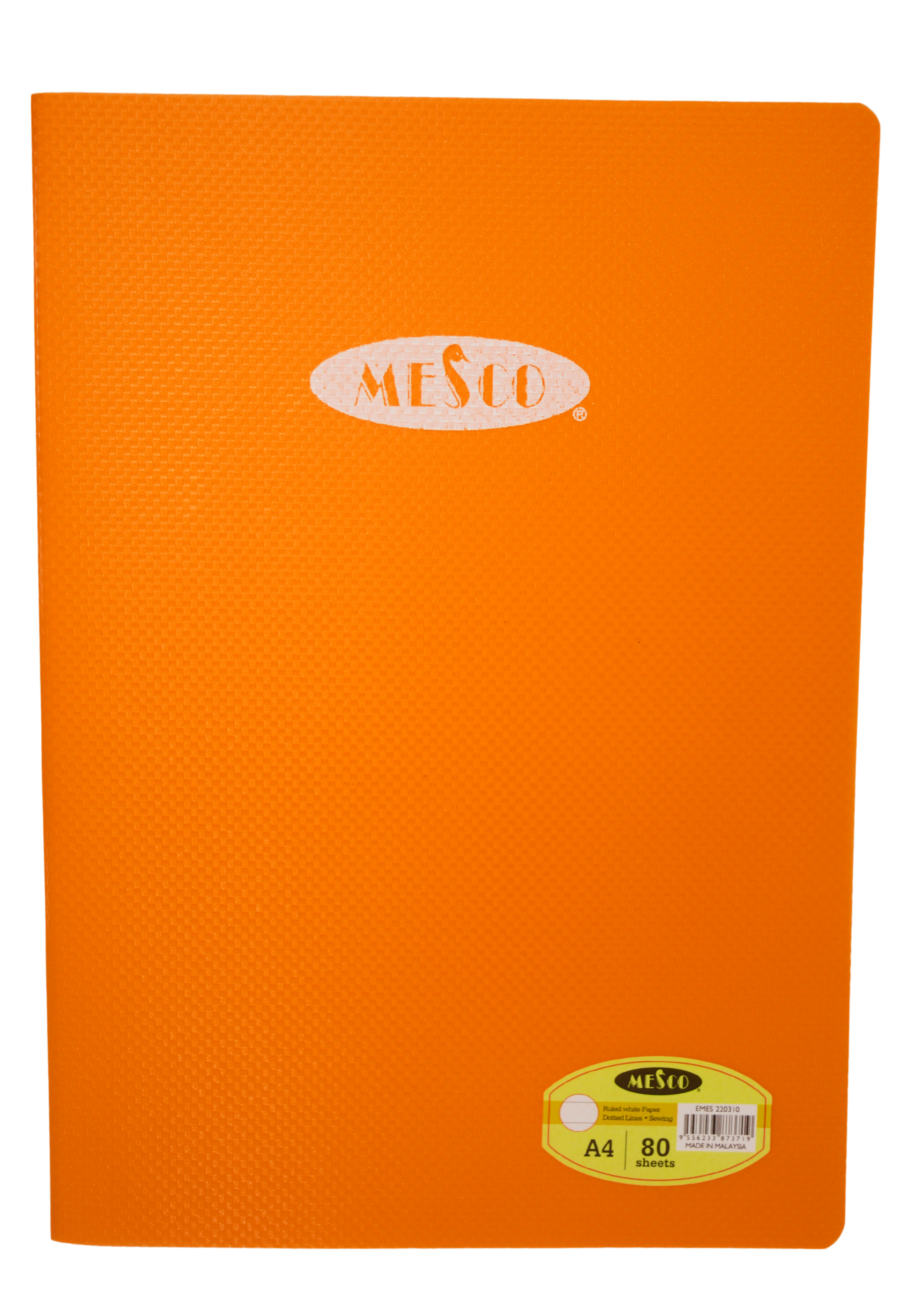 MESCO PP COVER NOTEBOOK 80SHT A4-ASSTD