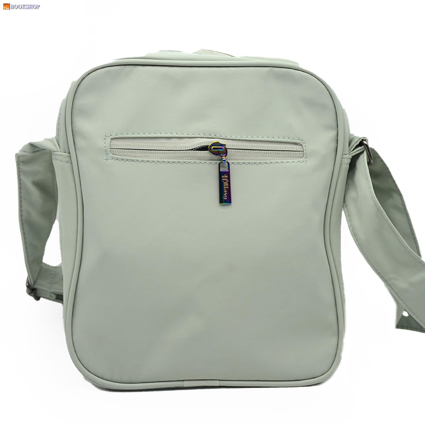 HILLARY SHOULDER LUNCH BAG-LIGHT GREEN DES-2