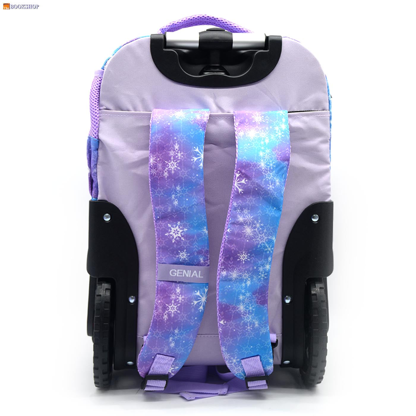 GENIAL BIG WHEEL TROLLEY BAG 19" W/3COMP+LUNCH BAG+PENCIL CASE-DISNEY FROZEN