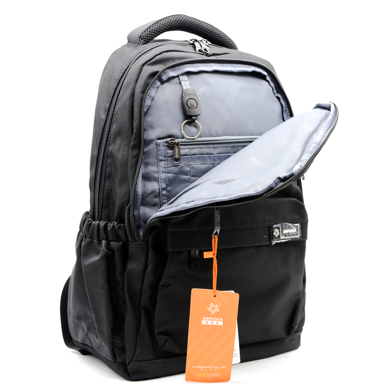 SUNSHINE BACKPACK 18" W/3COMPARTMENT 90293-BLACK