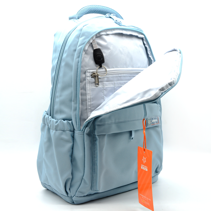 SUNSHINE BACKPACK 18" W/3COMPARTMENT 90293-BLUE GRAY