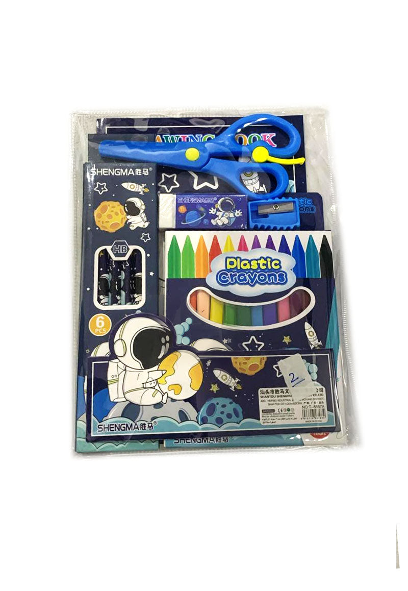 SHENGMA STATIONERY SET 11PCS/PKT ASSTD