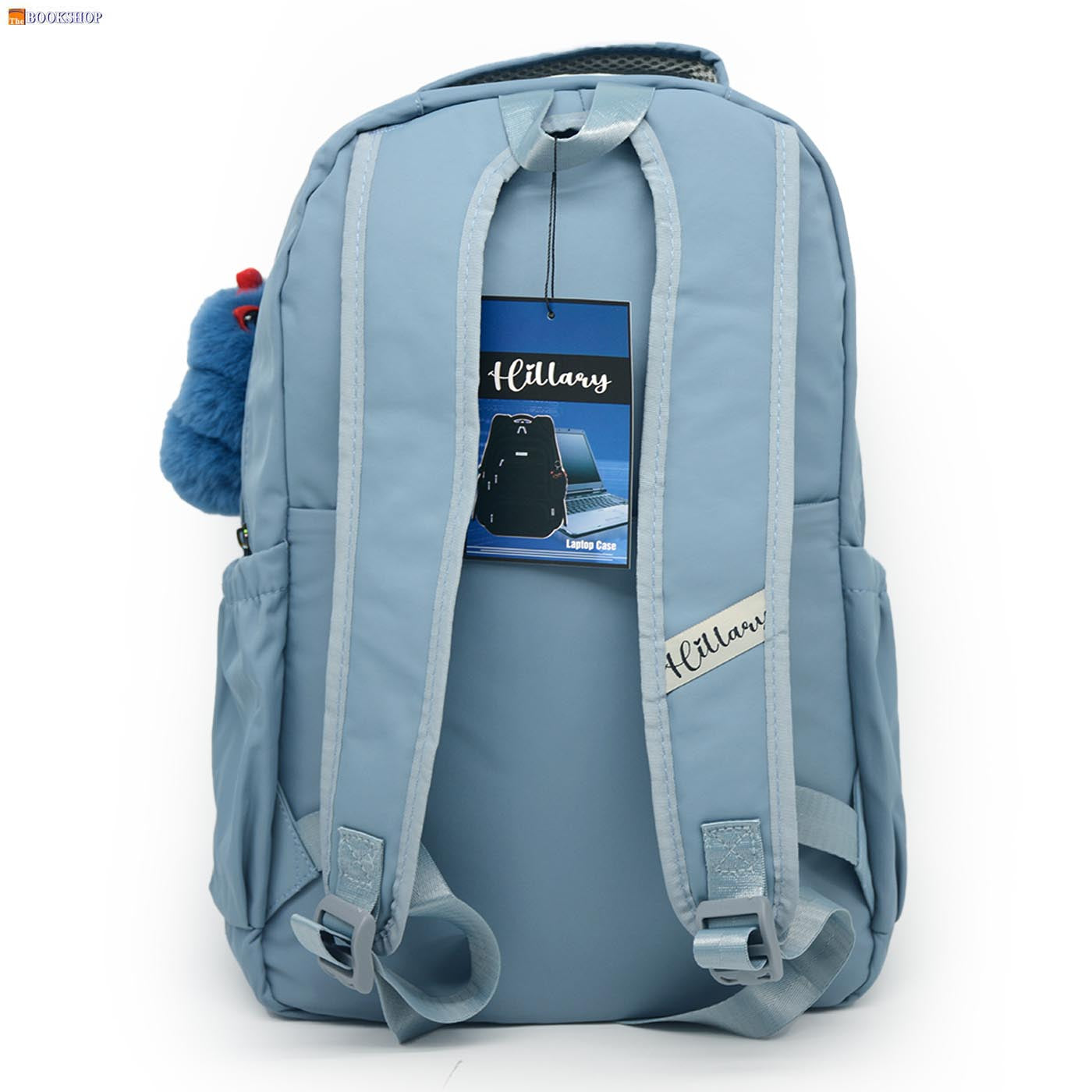 HILLARY BACKPACK 17" W/3 COMPARTMENT-GREY BLUE DES-2