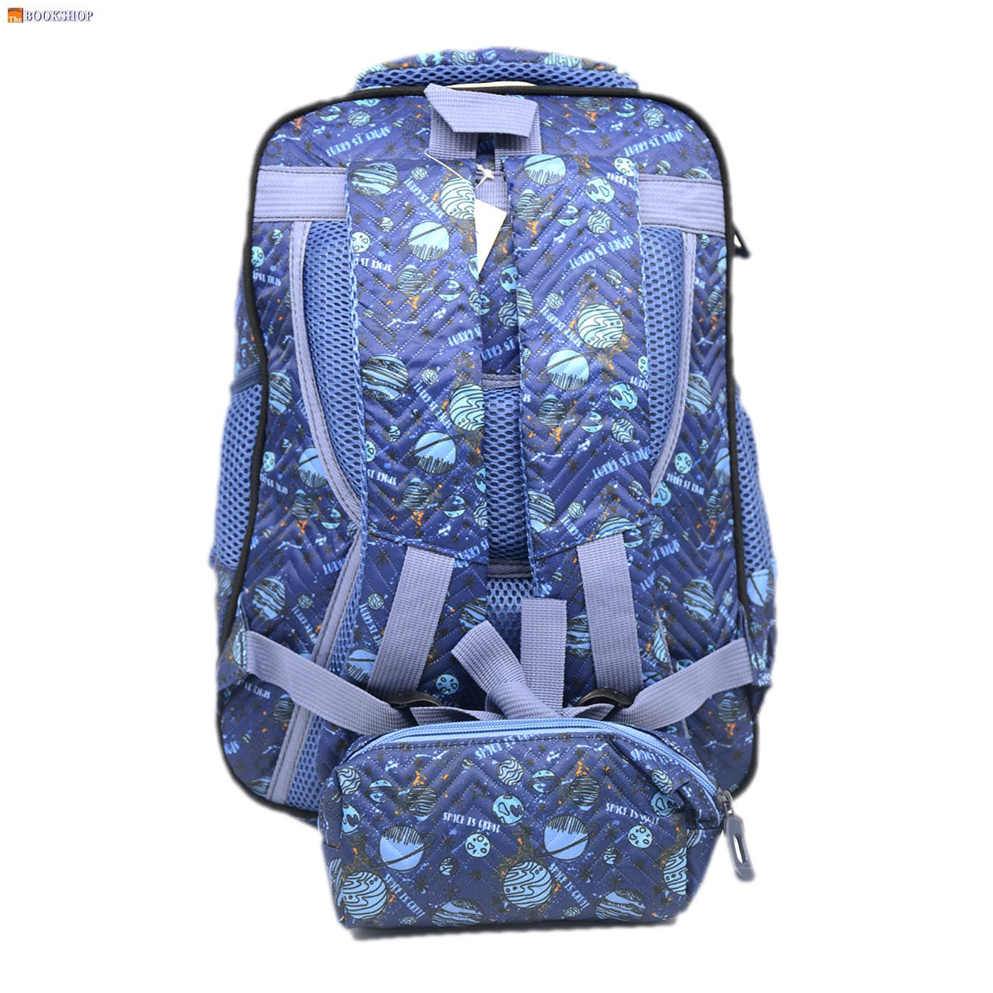 JINZHUOWANG ASTRONAUT 3D EMBOSSED BACKPACK 16" W/PENCIL CASE