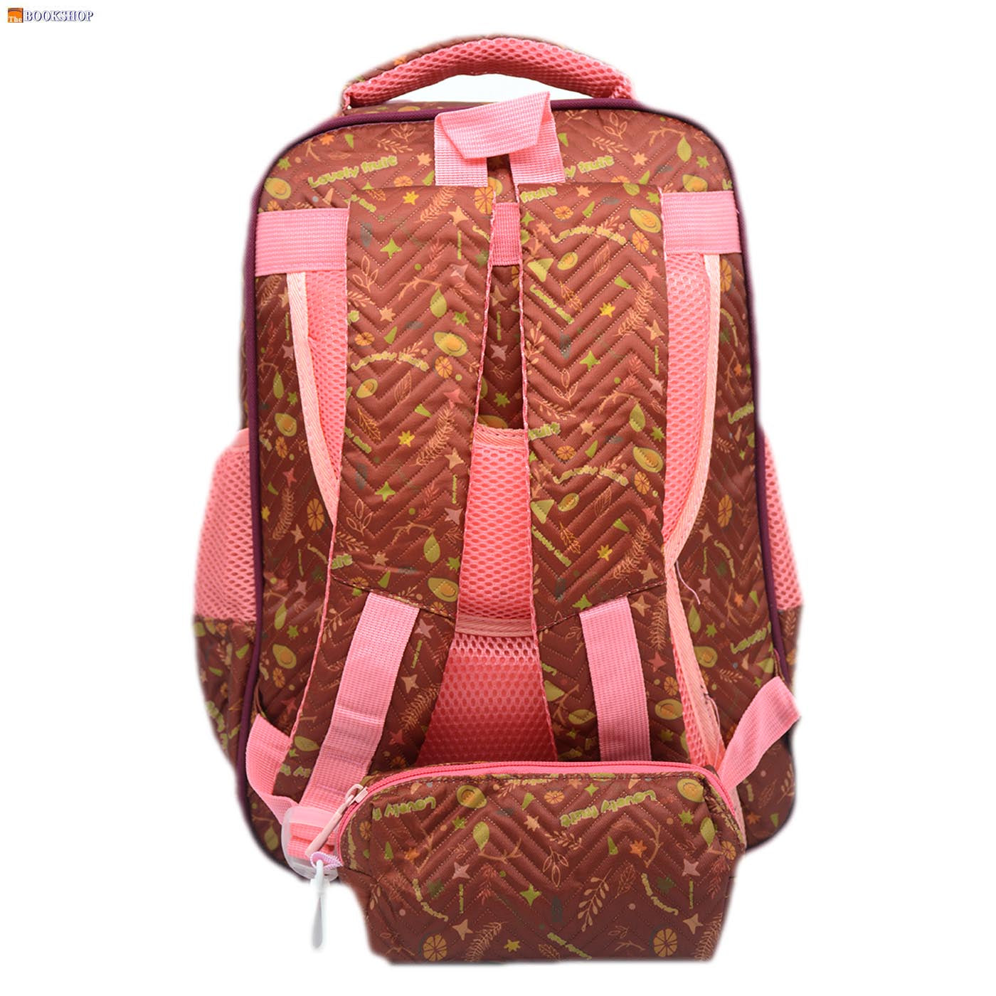 JINZHUOWANG LOVELY FRUIT 3D EMBOSSED BACKPACK 16" W/PENCIL CASE