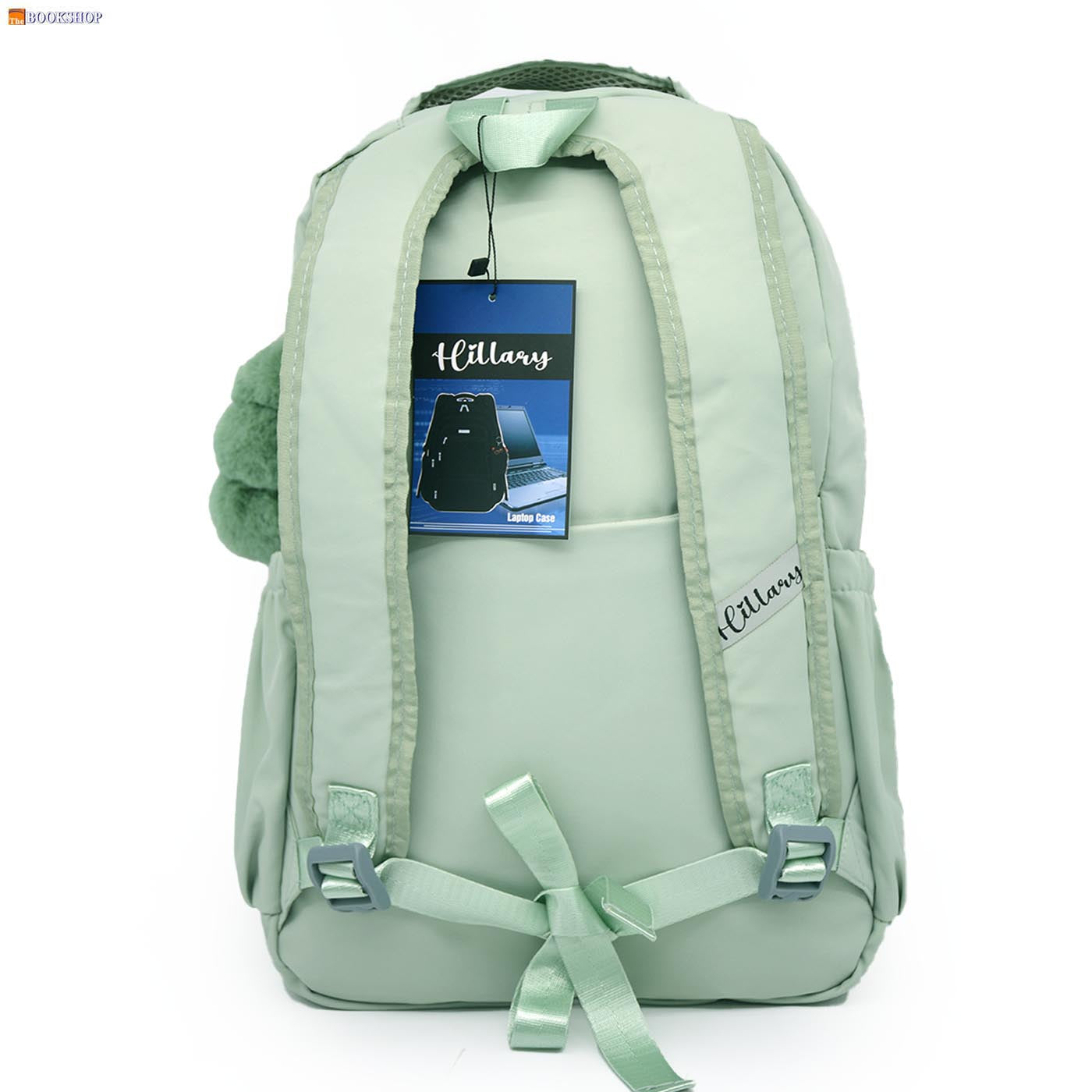 HILLARY BACKPACK 17" W/3 COMPARTMENT-LIGHT GREEN DES-1