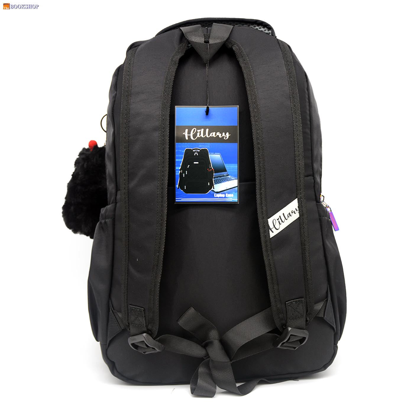 HILLARY BACKPACK 17" W/3 COMPARTMENT-BLACK DES-2