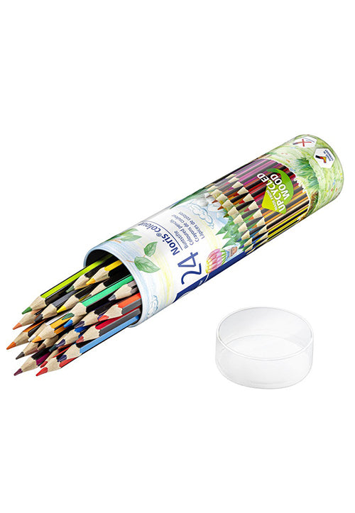 STAEDTLER NORIS COLOUR PENCIL CYLINDER 24COL