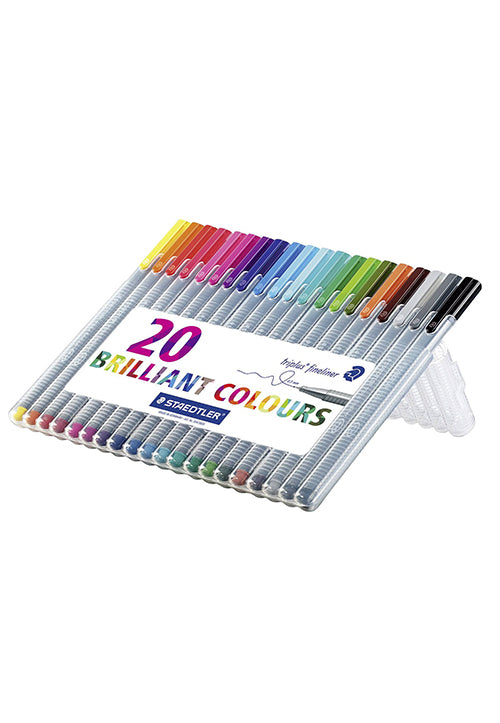 STAEDTLER TRIPLUS FINELINER 20COLORS