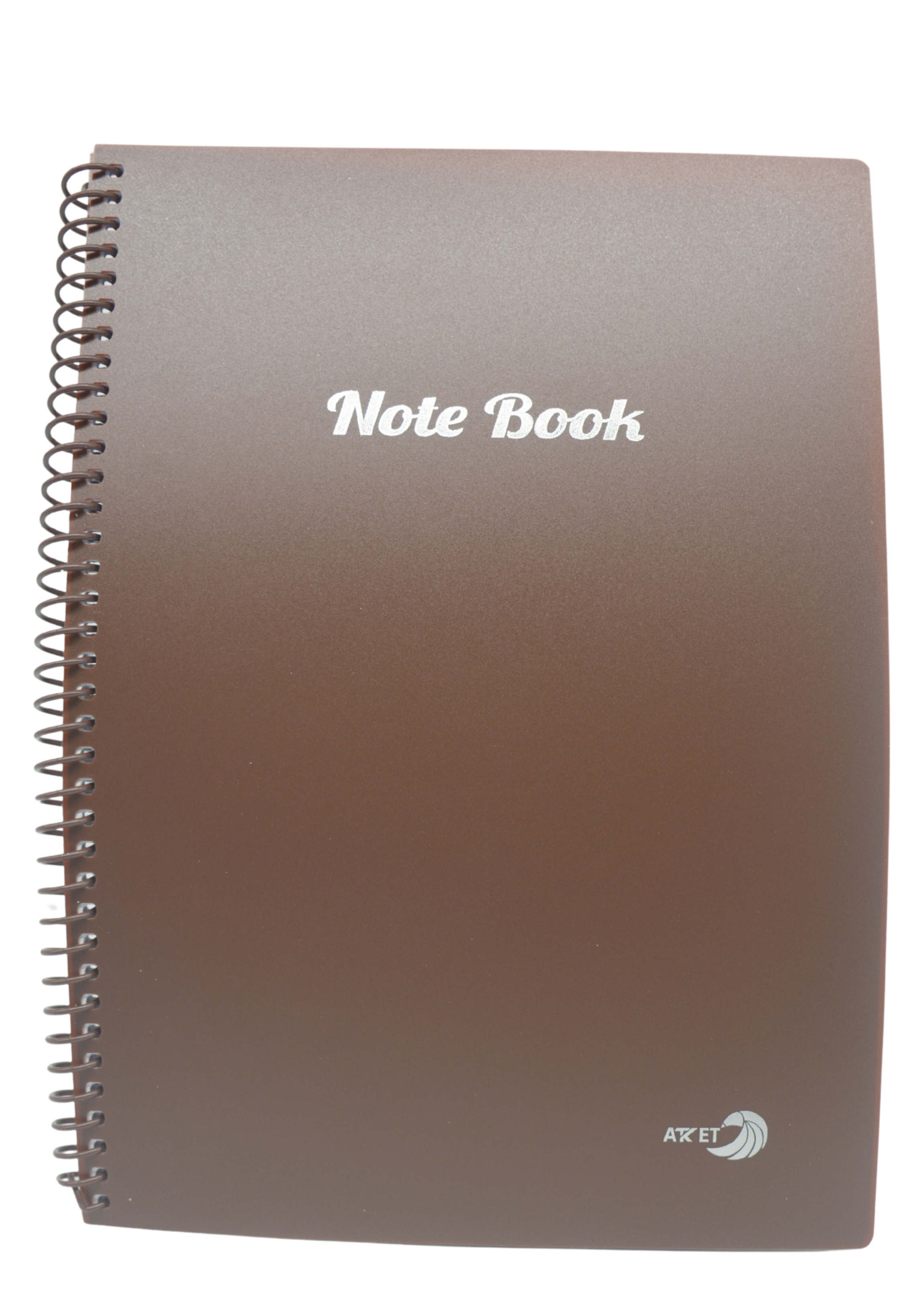 ATKET PP SPIRAL NOTEBOOK 1LINE 100SHT A4 ASSTD