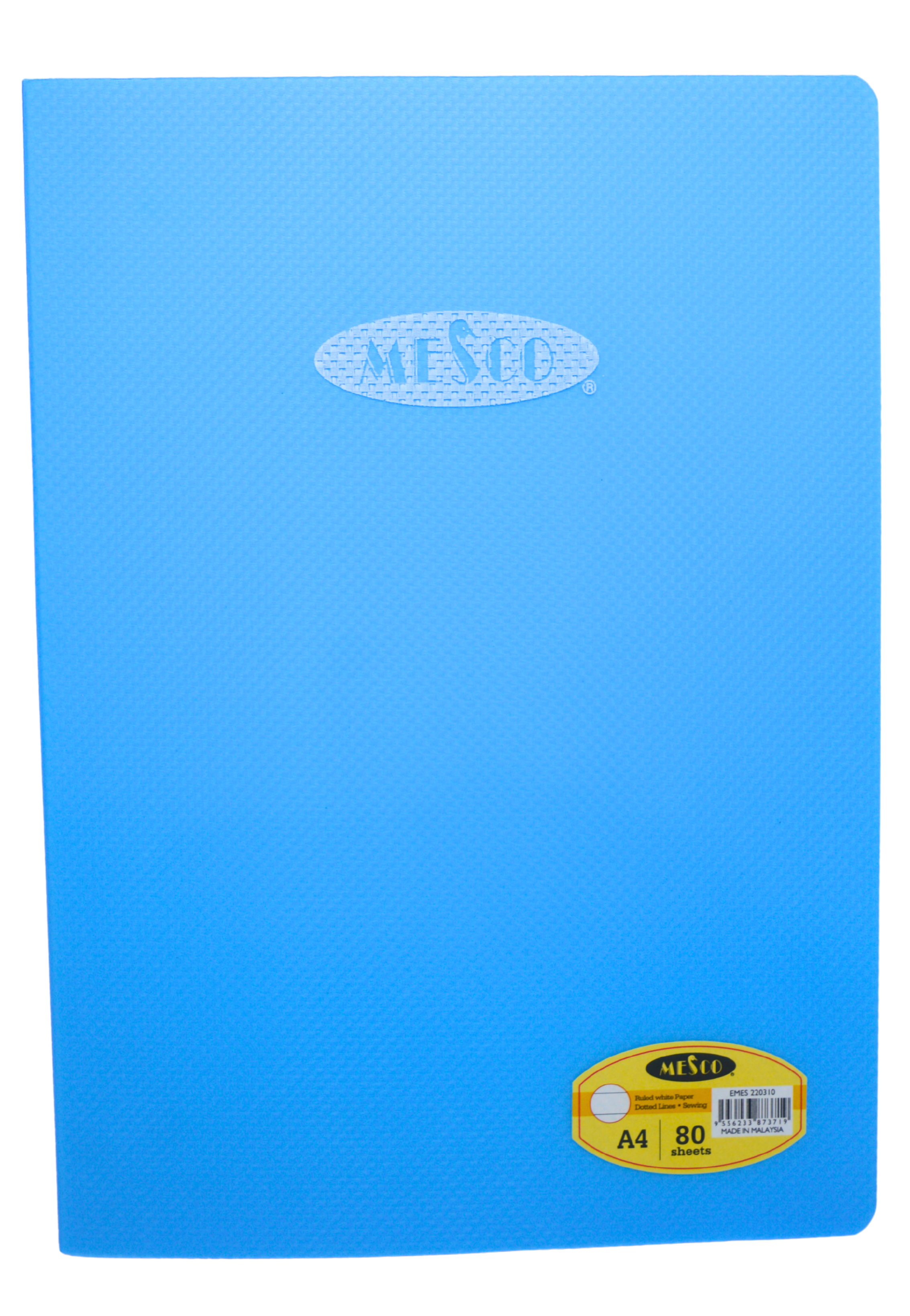 MESCO PP COVER NOTEBOOK 80SHT A4-ASSTD