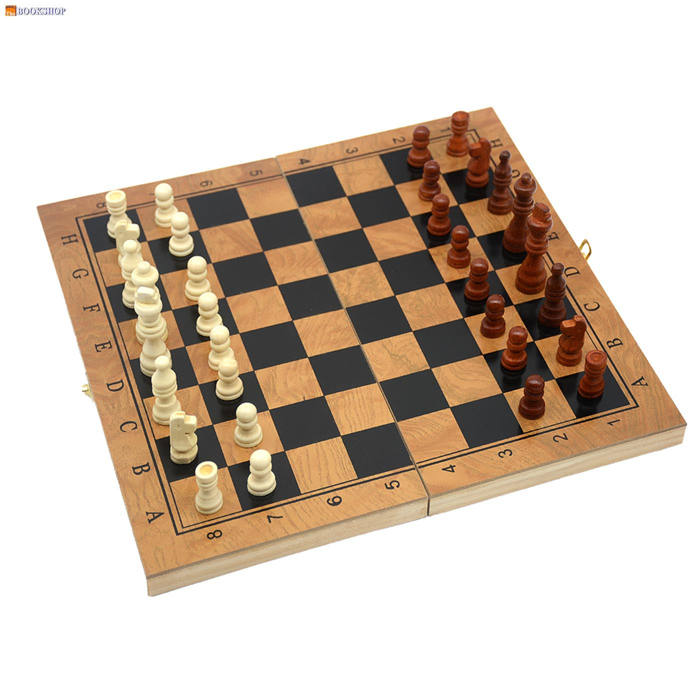 BACKGAMMON & CHESS SET-8801A 2 IN 1 BIG