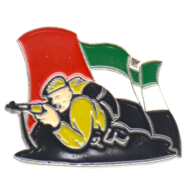 UAE N'DAY MILITARY SOUVENIR MAGNETIC BROOCH-1   دبوس بروش _ جندي