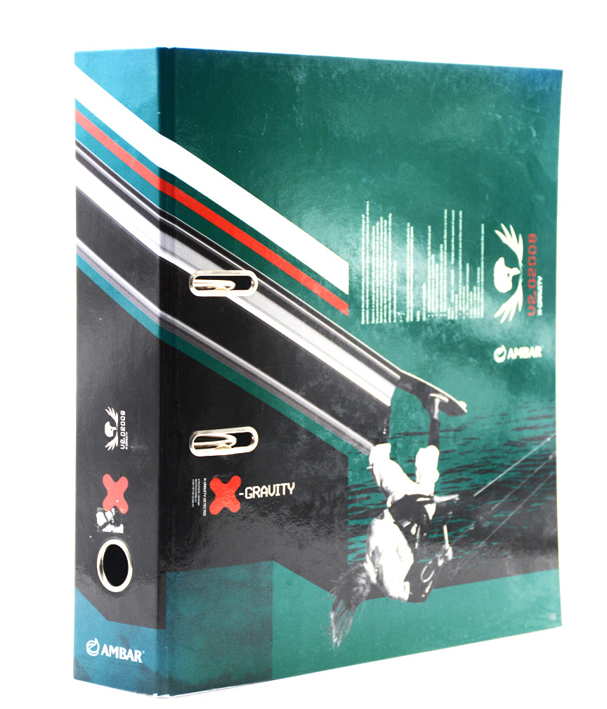 AMBAR BOX FILE UNI-MAD SPEED / ملف كرتوني _ حلقتين*