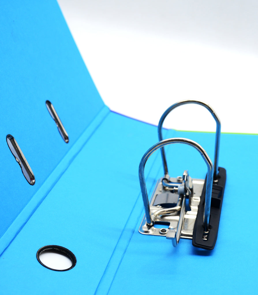 AMBAR PROSYSTEM SIMPLE COLOURS LEVER ARCH FILE A4 / ملف كرتوني حلقتين *