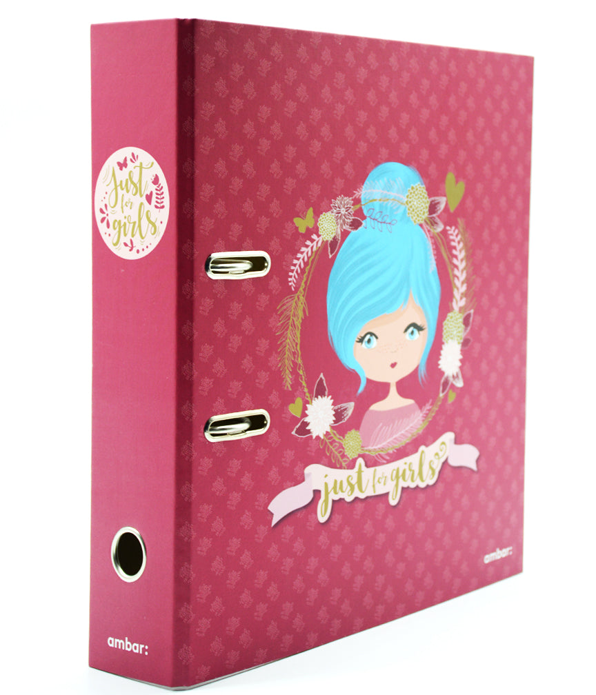 AMBAR JUST FOR GIRLS 19 LEVER ARCH FILE A4