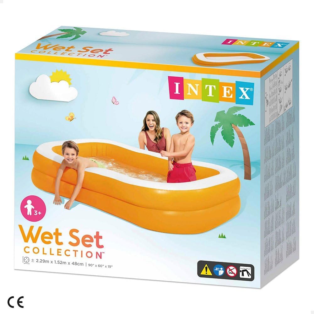 INTEX MANDARIN SWIM CENTER FAMILY POOL 90X58X18"