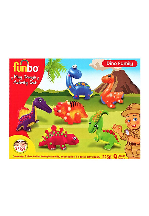FUNBO PLAY DOUGH ACTIVITY SET 9COLORS 255G-UNICORN