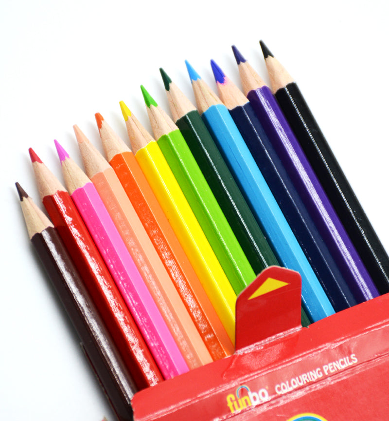 FUNBO COLOURING PENCILS 12 COLOURS