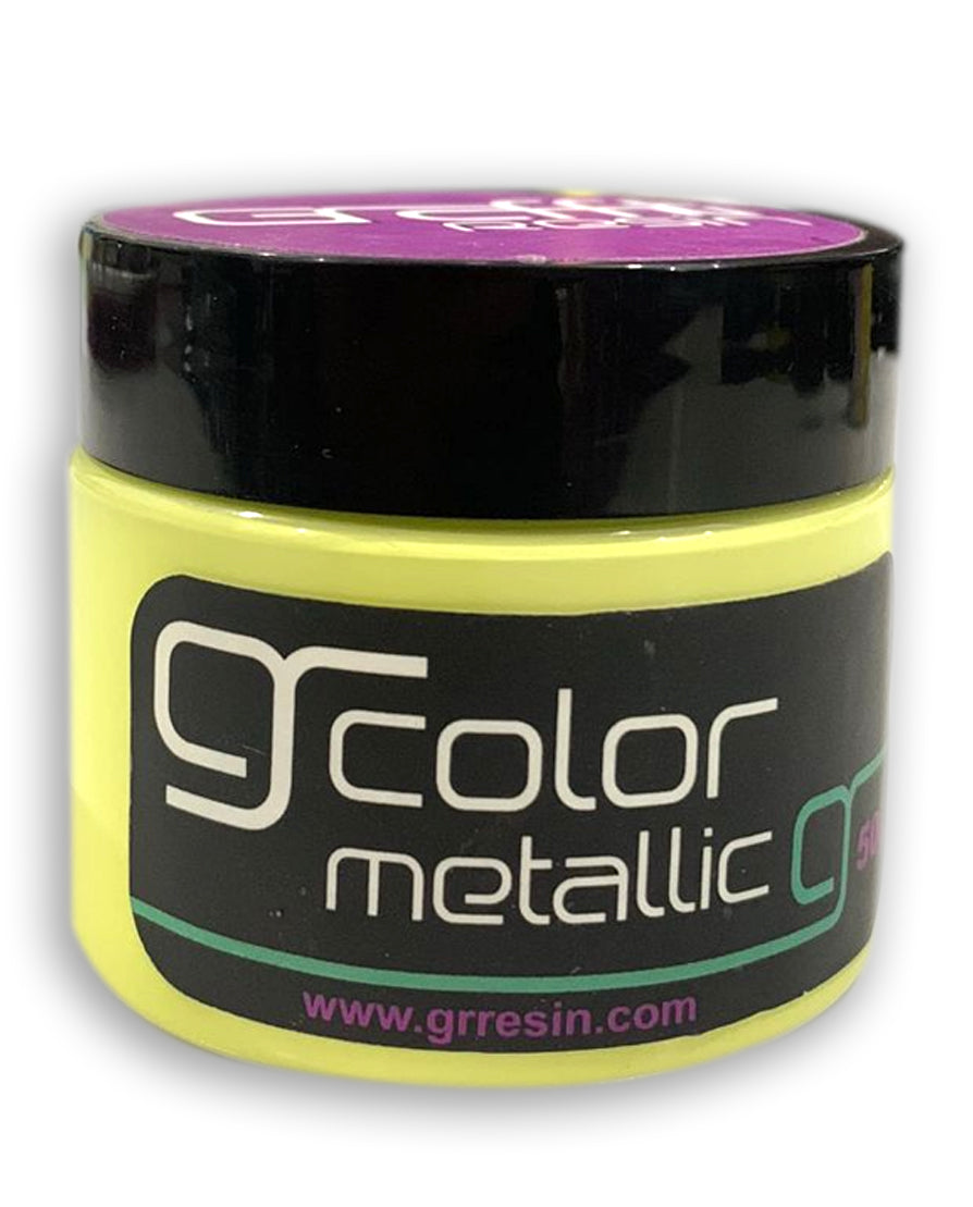 GRAFFITI RESIN COLOR 50G-METALLIC BABY LIGHT YELLOW
