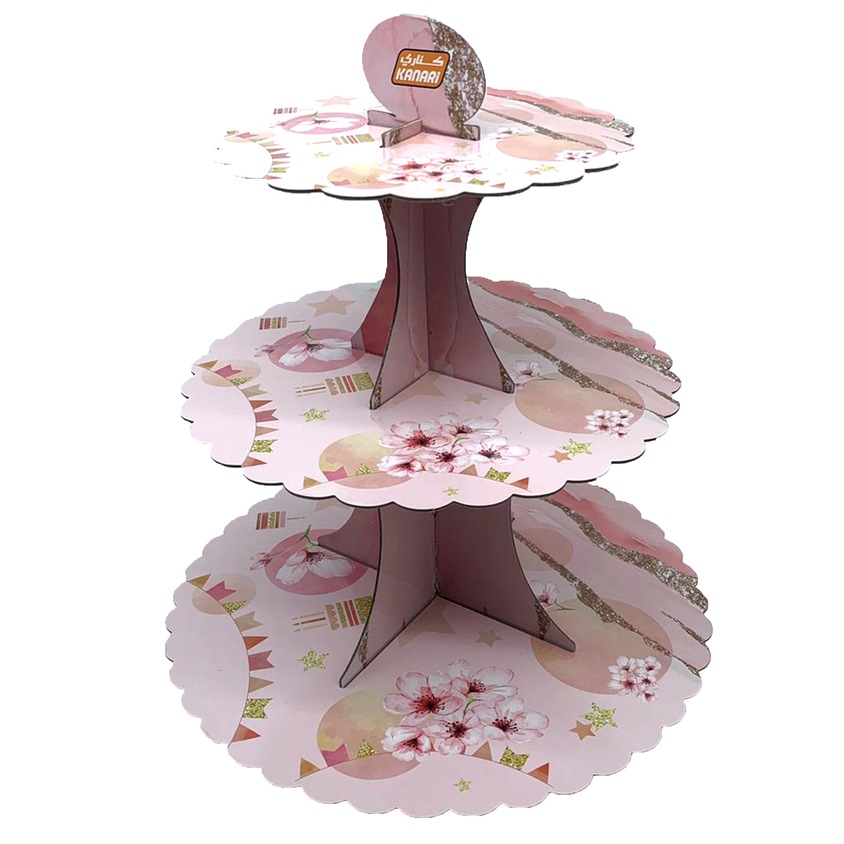 KANARI CUP CAKE STAND 3LAYER-SNOW QUEEN 90885-004