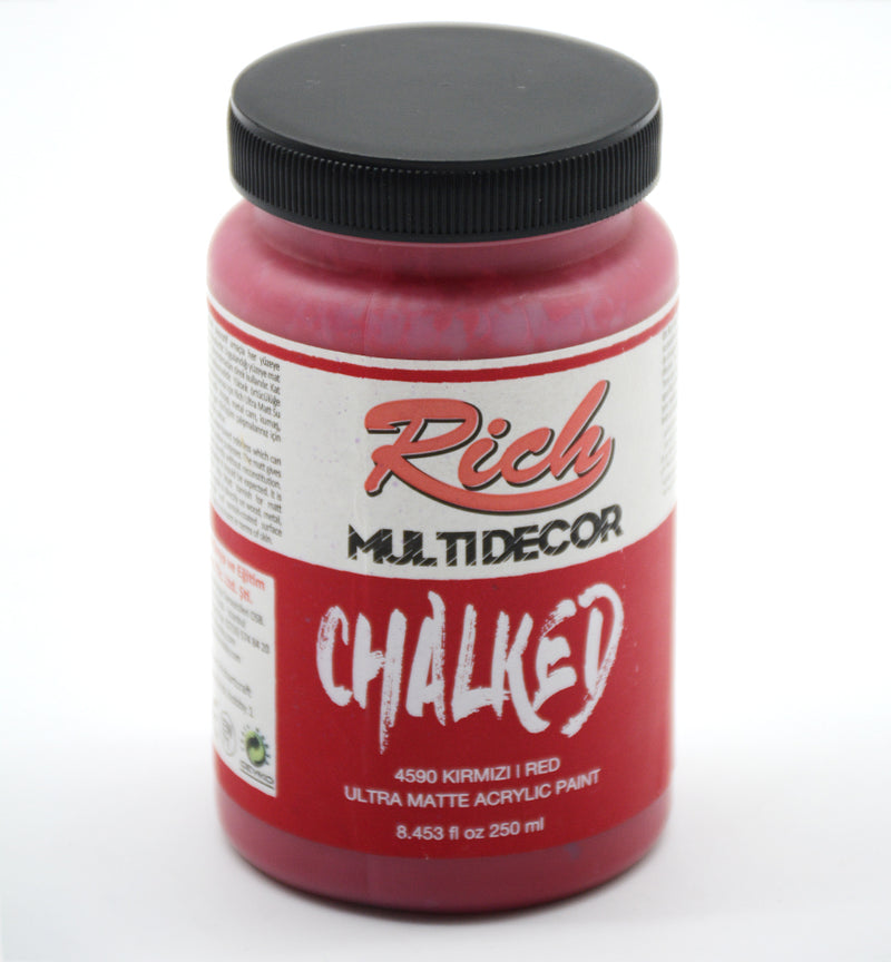 RICH CHALKED ACRYLIC PAINT 4590 RED
