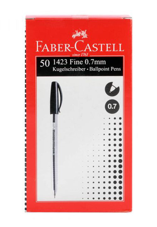 FABER CASTELL BALL POINT PEN 0.7mm FINE1423 BLACK