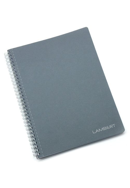 LAMBERT WIRE-O CARD COVER LINE EXERCISE NOTE BOOK B5 100SHT-FERRO