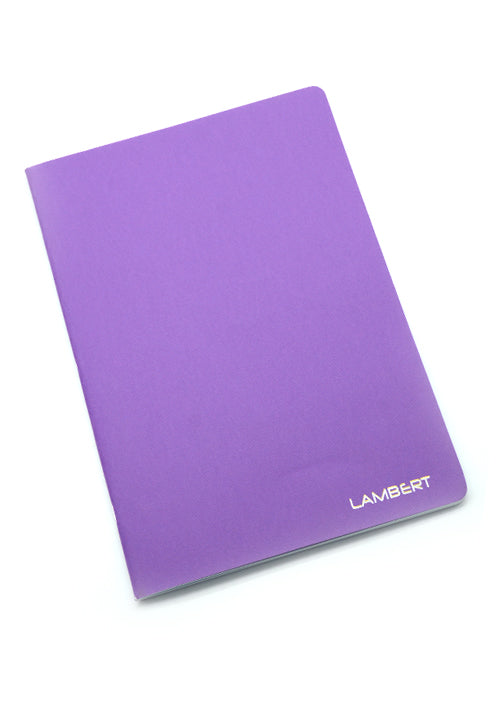LAMBERT CARD COVER 1LINE EXERCISE NOTEBOOK A4 160PAGES-VIOLA