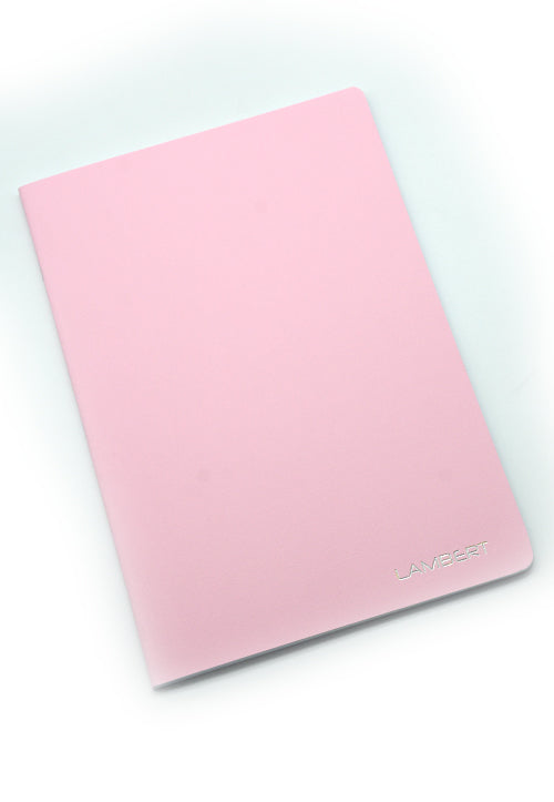 LAMBERT CARD COVER 1LINE EXERCISE NOTEBOOK A4 160PAGES-PINK