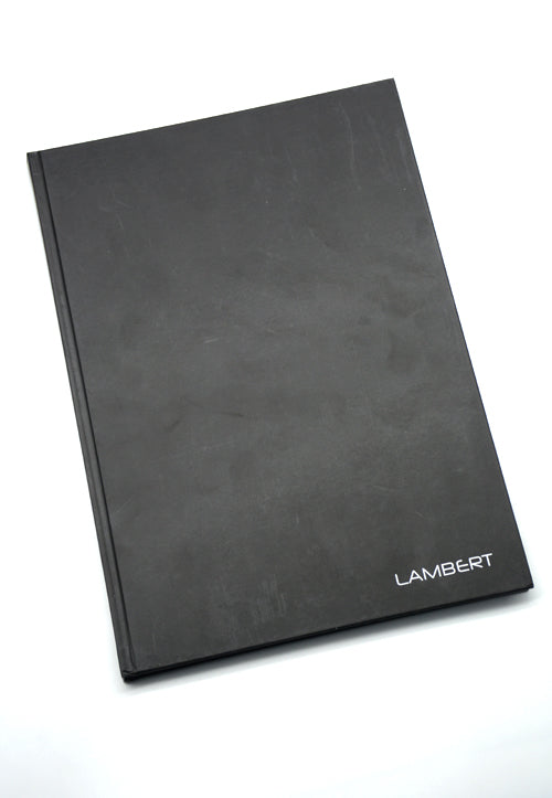 LAMBERT HARD COVER NOTEBOOK 4 LINES A4 200P BLACK