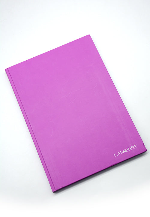LAMBERT HARD COVER NOTEBOOK 4 LINES A4 200P VIOLET